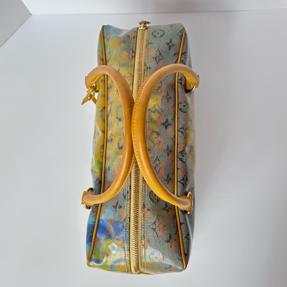 Louis Vuitton Limited Edition Richard Prince Jaune Defile Weekender PM Pulp Bag - Picture 3 of 16